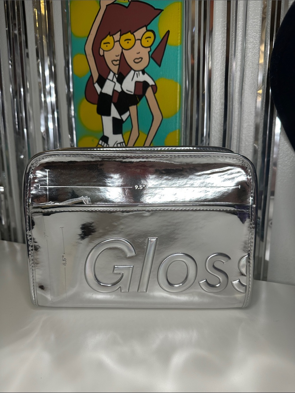 Glossier- Chrome Beauty Bag